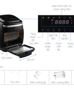 NỒI CHIÊN KHÔNG DẦU HAFELE AF 602A 535.43.711